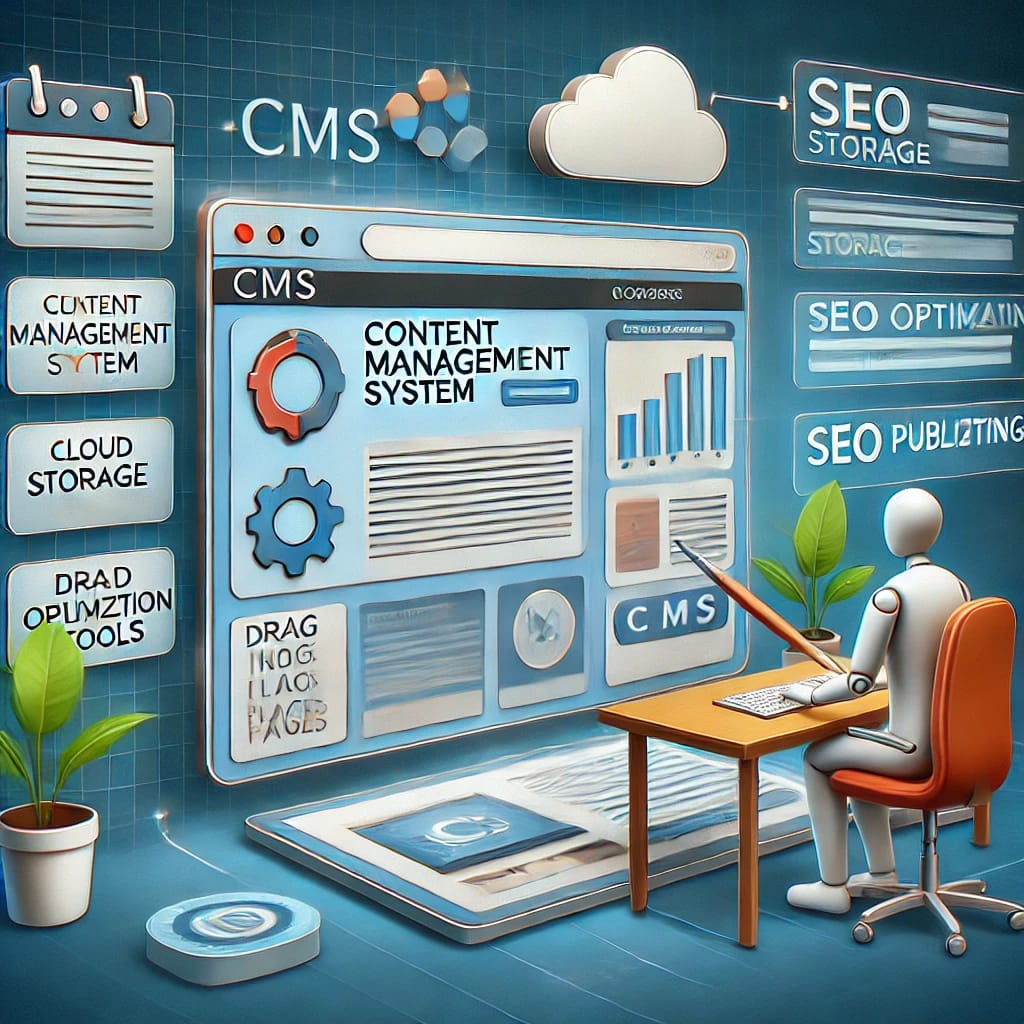 A modern computer screen displaying web design work, showcasing creative visuals in a workspace.